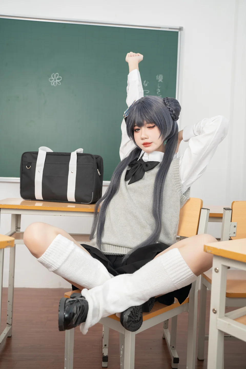 PoppaChan - Kisaki Student(妃咲)[134P,11V-345MB] tg@simisebaisi 【丝足阁】003.webp